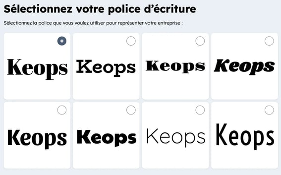 Choix de la typographie du logo BTP gratuit