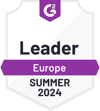 G2 Badge 2024 - Europe Leader