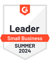 G2 Badge 2023 - Leader Small Business