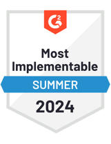 G2 Bagde 2023 - Most Implementable