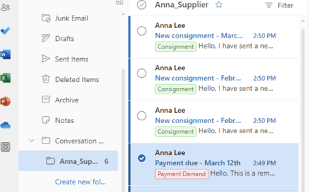 Comment organiser les e-mails Outlook en utilisant les catégories. 