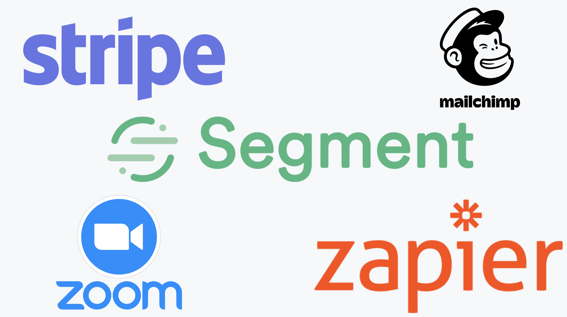 Logos d'intégrations disponibles avec HubSpot