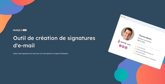 Outil de création de signatures d'e-mail