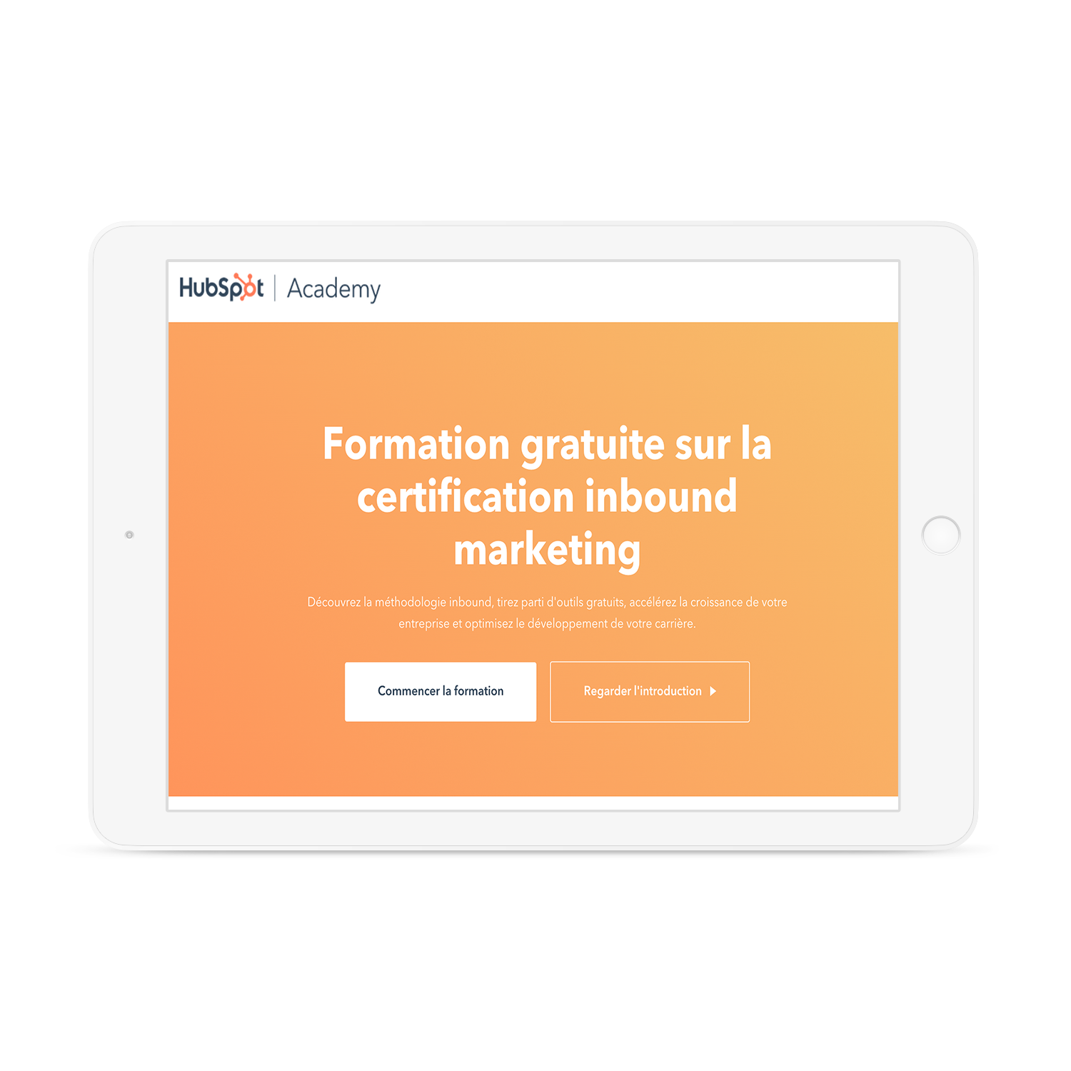 Formation gratuite sur la certification inbound marketing