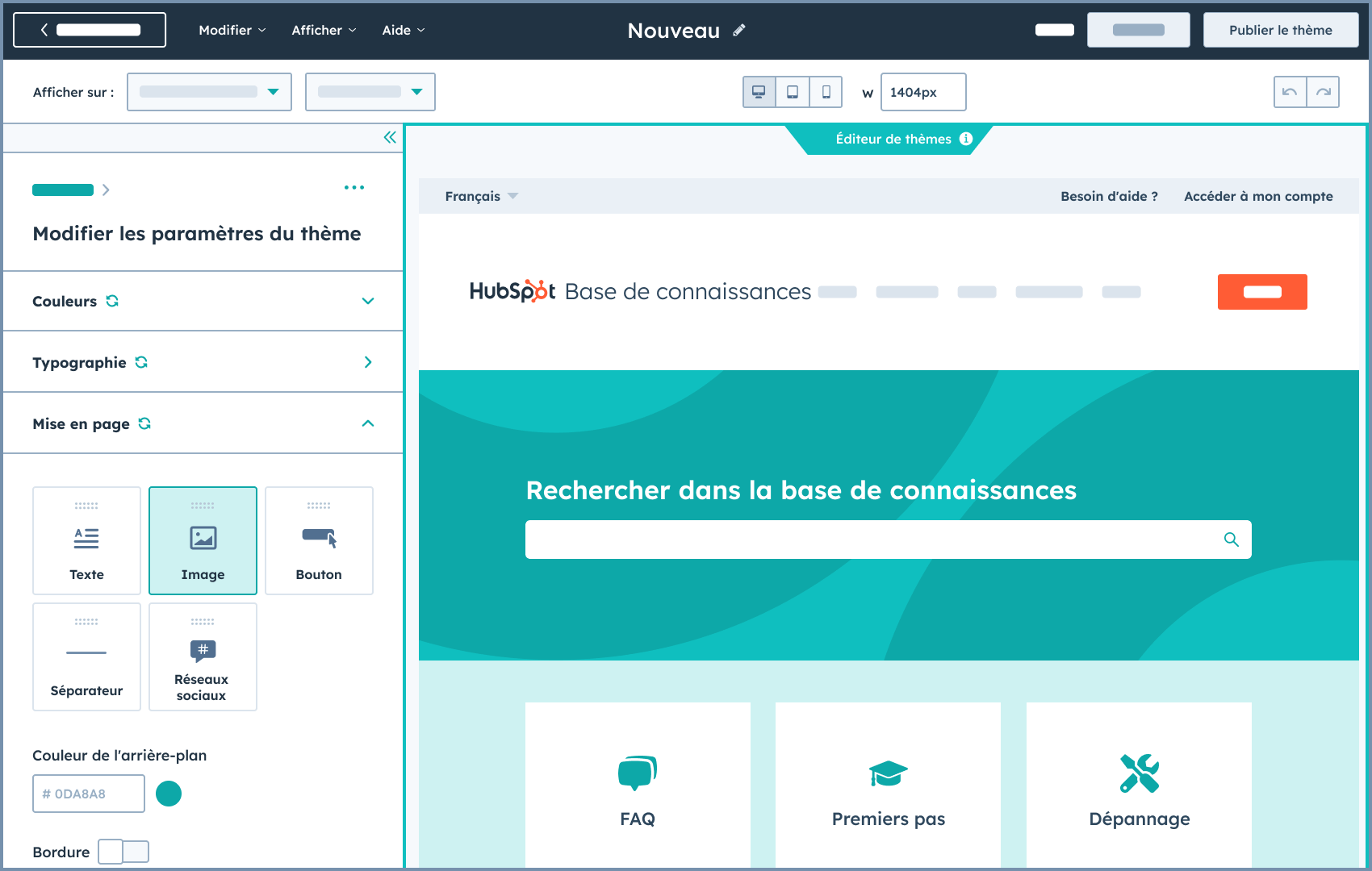 Image d'un article disponible dans la base de connaissances