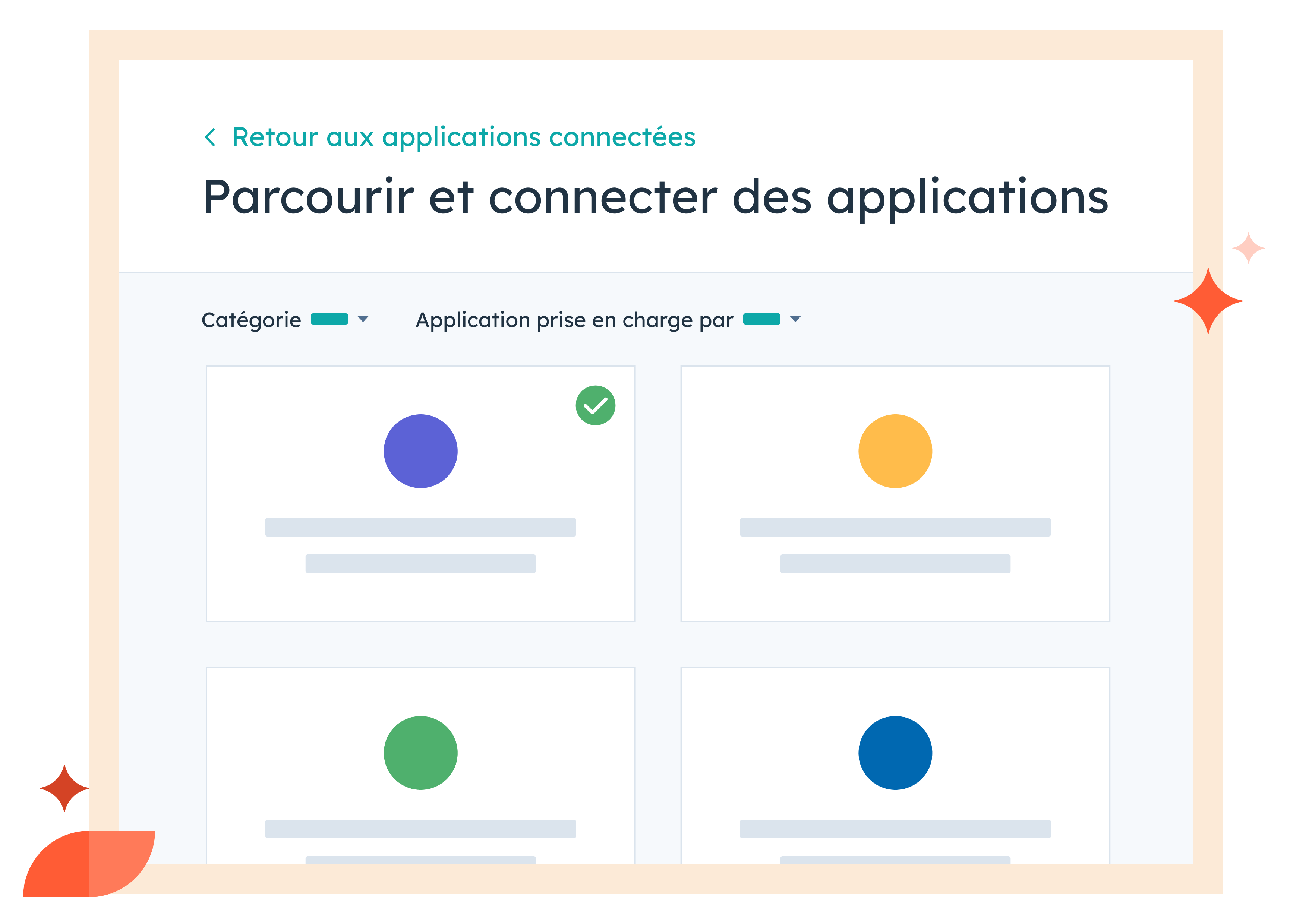 Intégrations d'applications sur la plateforme