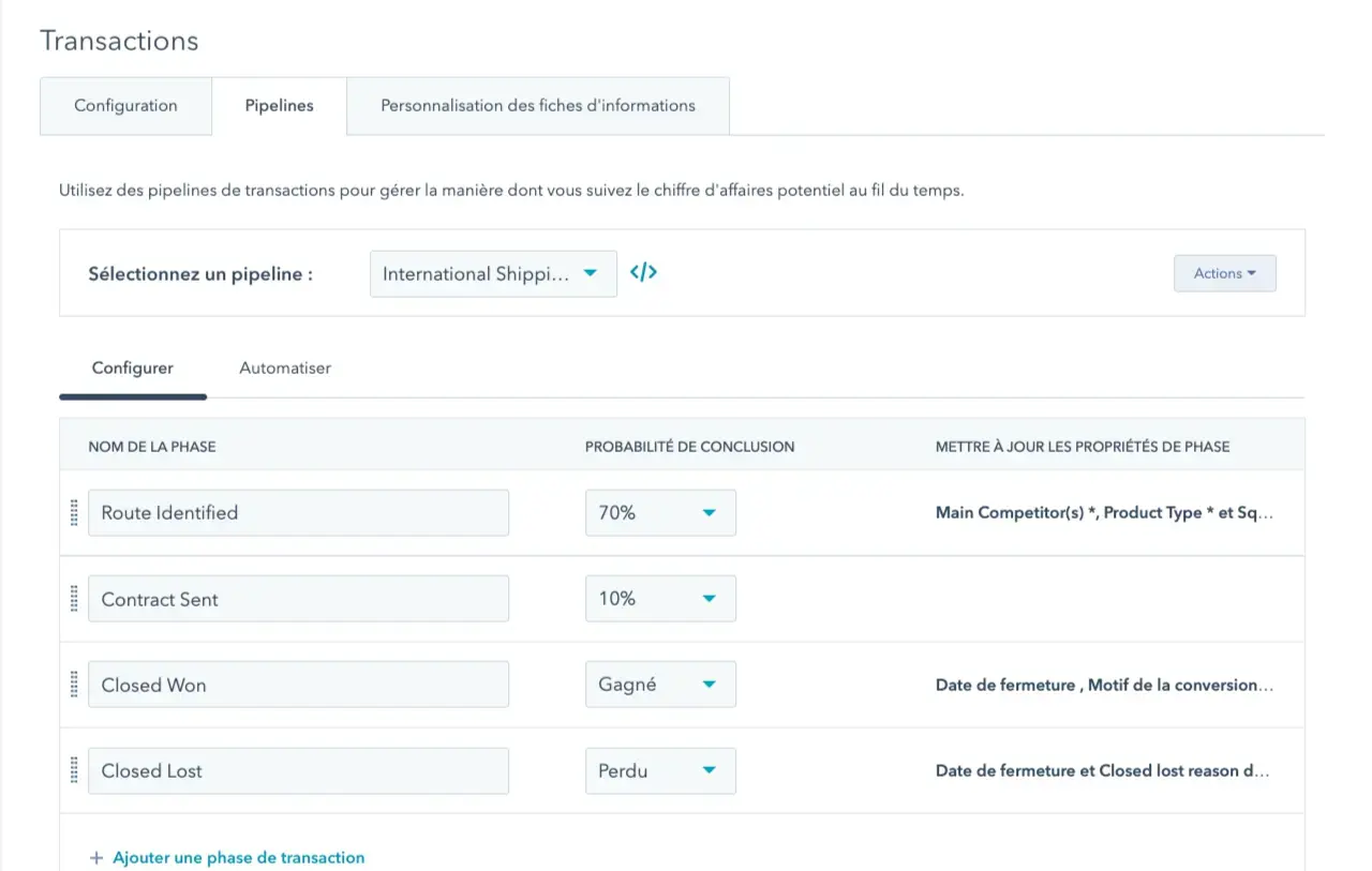 sandbox de modification de pipeline